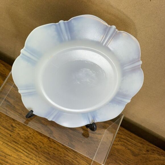Vintage Macbeth Evans SALAD PLATE American Sweetheart Monax‎ Thin Glass - Picture 6 of 8